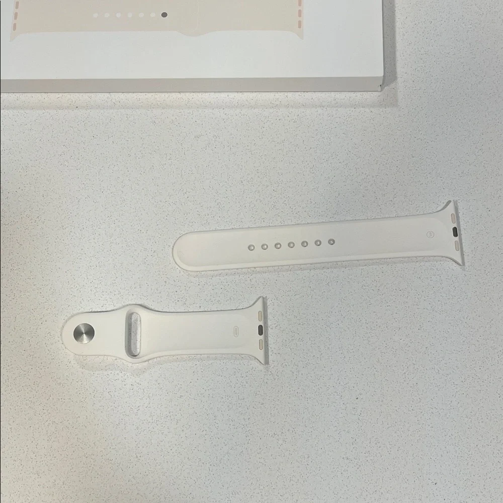 Apple White Wristband - Series 10 - 46MM. “Light Blush” color. BRAND NEW